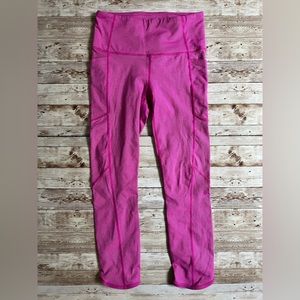 Women’s XS Athleta Pink Cropped Athletic Leggings